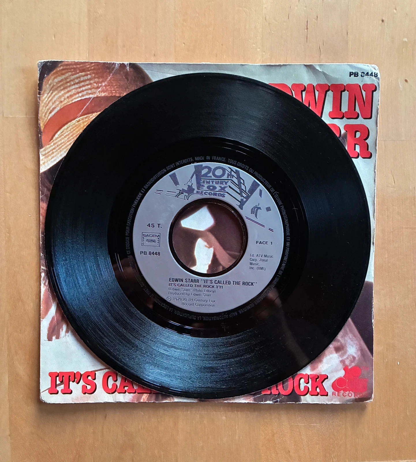 45T vinylschijf Edwin Starr It's called the rock. – photo 2